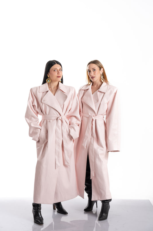 Cyber-Candy Oversized Trench